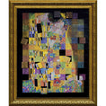 Gallery viewerに画像を読み込む, 名画モザイクアート ~アートフレーム~(クリムト「ザ・キス(Lサイズ)」)