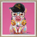 Gallery viewerに画像を読み込む, オイルペイントアート「ピッグ クイーン（Sサイズ）」
